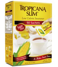 TROPICANA SLIM Sweetener with Sucralose 200g (100 Sachet/2g)