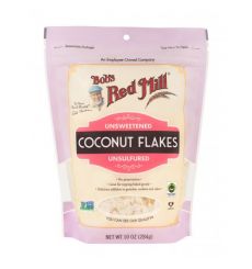 Bob's Red Mill Coconut Flakes Unsweettened (10 Oz*4 ) New