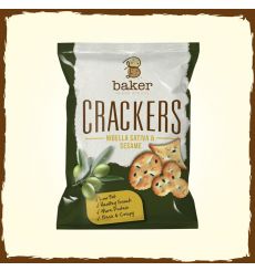 Cracker Biscuits with Sesame and Nigella Sachet 250g