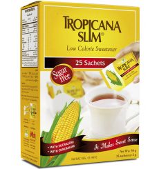 TROPICANA SLIM Sweetener with Sucralose 50g   (25 Sachet)
