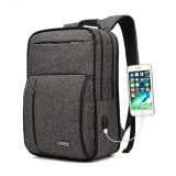 Coolbell CB-7005 Backpack/Laptop Bag, Black/Grey 15.6