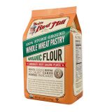 Bob's Red Mill, Organic Pastry Flour, Whole Wheat, 5 LB * 4