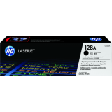 HP 128A Black Original LaserJet Toner Cartridge, CE320A
