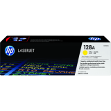 HP 128A Yellow Original LaserJet Toner Cartridge, CE322A