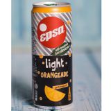 Epsa Orangeade Light 330 ml- 24 Cans