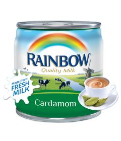 Rainbow Evap Milk Cardomom 170g (Vitamin D) * 48