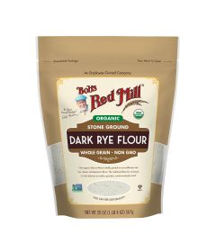 Bob's Red Mill Organic Dark Rye Flour, 20 Ounce- 567 G * 4