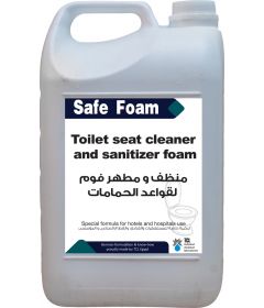 SAFE FOAM-Toilet Seat Cleaner  and Sanitizer Foam