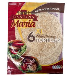 CANTINA MARIA  Flour Tortillas Whole Wheat XL 6pieces 360g 