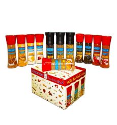 CARTON 12 PCS PACKAGE OF KUWAITINA NEW SPICES BOTTLES - GRINDER