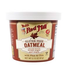 Bob's Red Mill Gluten Free Oatmeal Cup, Brown Sugar & Maple, 2.15-Ounce * 12