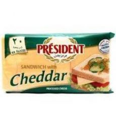 Cheese President 20 Slice(Sandwich&Cheddar)400g*18 - KSA
