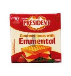 Cheese President 10 Slices TOAST 200g*36 - KSA
