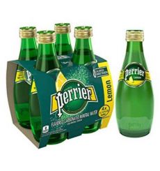 Sparkling Natural Mineral Water with Lemon Flavor “Perrier”