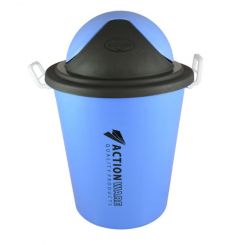 Action Plastic Thrash Bucket With Cover 80 Liter