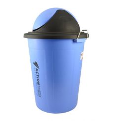 Action Plastic Waste Bin With Cover 100 Liter