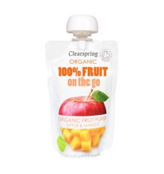 Clear Spring Organic 100% Fruit on the Go – Apple & Mango 120g * 8