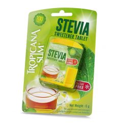 TROPICANA SLIM Sweetener Stevia 100 Tablets 6g
