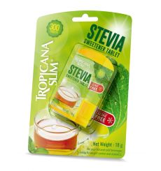 TROPICANA SLIM Sweetener Stevia 300 Tablets 18g
