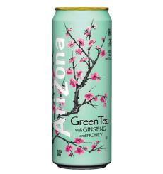 Can Green Tea with Ginseng & Honey 340 ml * 24 -USA