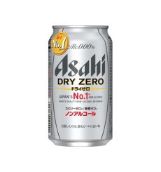 Asahi Dry Zero Non Alcohol Beer Can 350ml