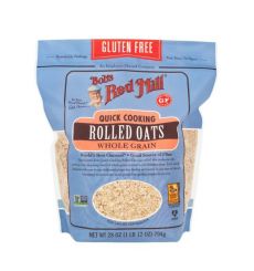 Bob's Red Mill Gluten Free Rolled Oats Quick (28 OZS X 4) New