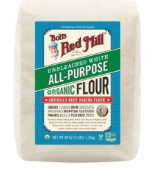 Bob's Red Mill Organic White Flour - Unbleached - 3 lb * 4