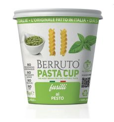 Berruto Pasta Cup Fusilli With Pesto Sauce