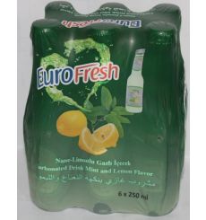 Euro Fresh Mint & Lemon 6 X 250 ml