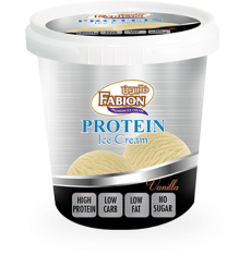 Fabion Protein Ice Cream - Vanilla Sugar Free (Tall Cup)
