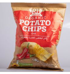 RB FOODS Organic potato Chips with Chili 100g * 10