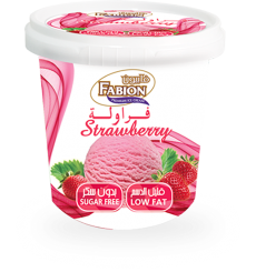 Fabion Strawberry Sugar free Ice Cream (Tall Cup)