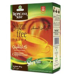 TROPICANA SLIM Sugar Free Drink Cappuccino W.Stevia 96g (10 Sachet)